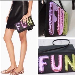 Kate Spade ✨ULTRA RARE✨FUN Balloon Letters Clutch